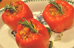 Turkey-Stuffed Bell Peppers