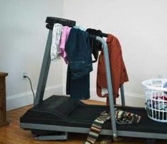 treadmill laundry hanger